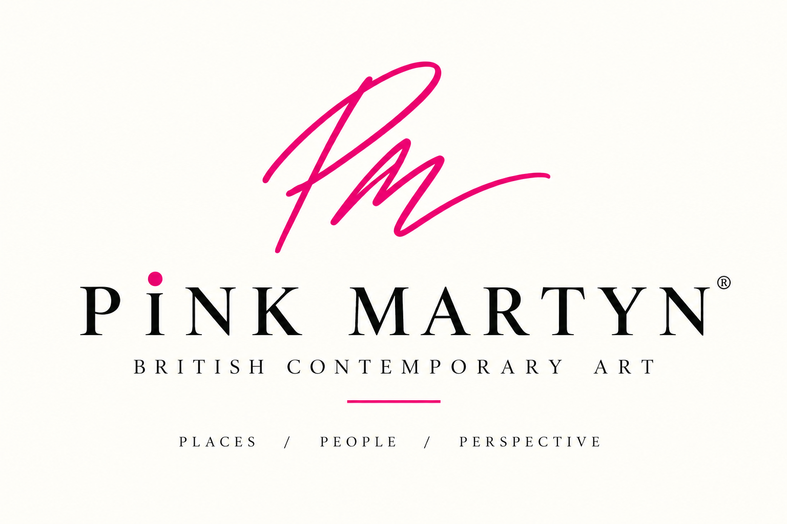 PinkMartyn with the handwritten pink PM signature